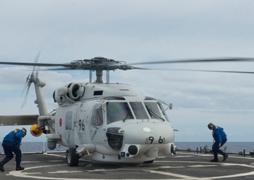 USCGC Bertholf (WMSL 750) welcomes Japan Maritime Self-Defense Force crew