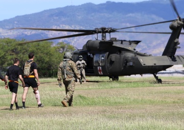 MEDEVAC en route to Tripler during RIMPAC
