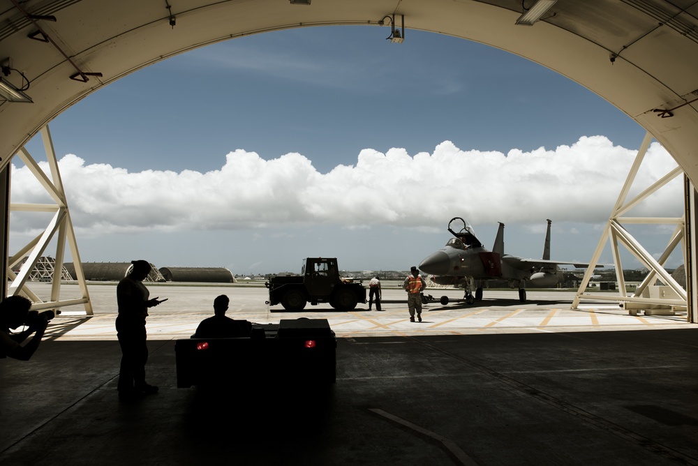 Sheltering the Eagles: 67th Aircraft Maintenance Unit Store F-15’s during Super Typhoon Mariah