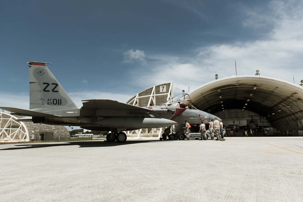 Sheltering the Eagles: 67th Aircraft Maintenance Unit Store F-15’s during Super Typhoon Mariah