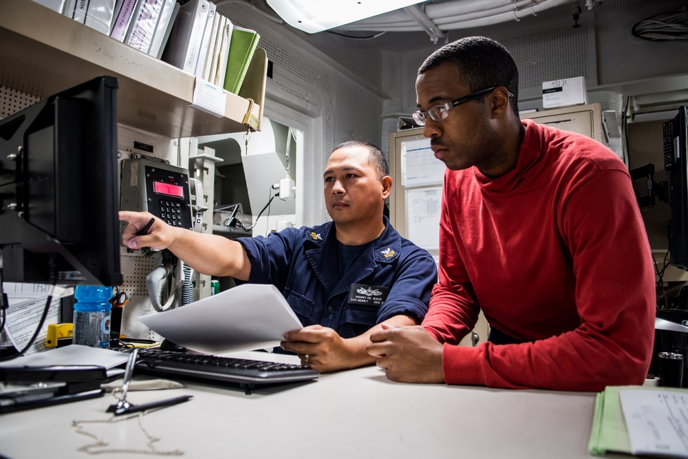 USS Dewey Daily Operations