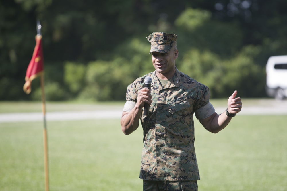 MCCSSS Change of Command ceremony