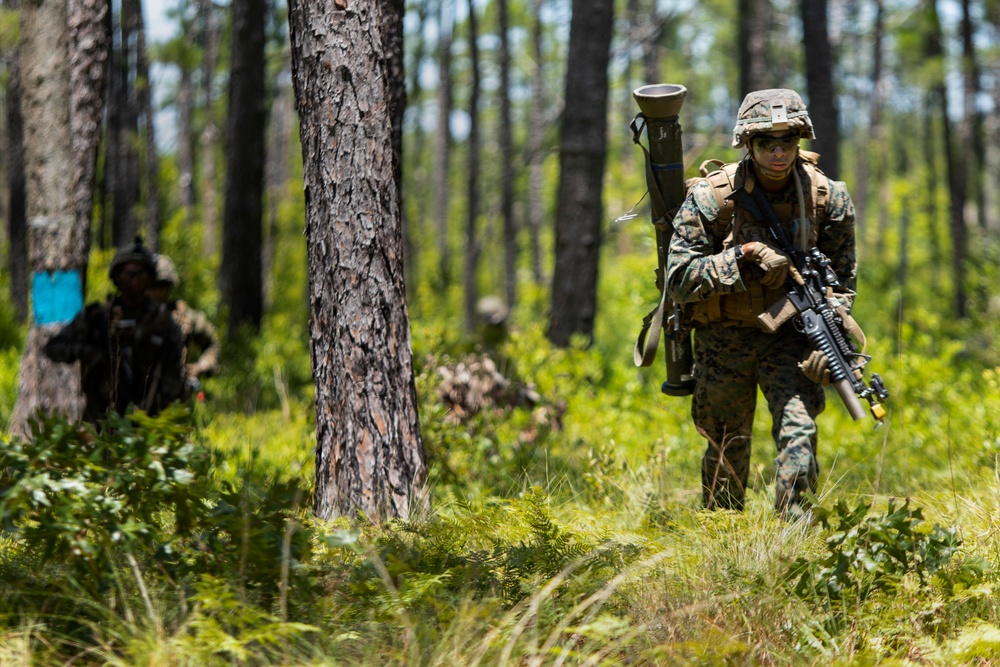 1st Battalion, 2nd Marines Motorized Raid Course