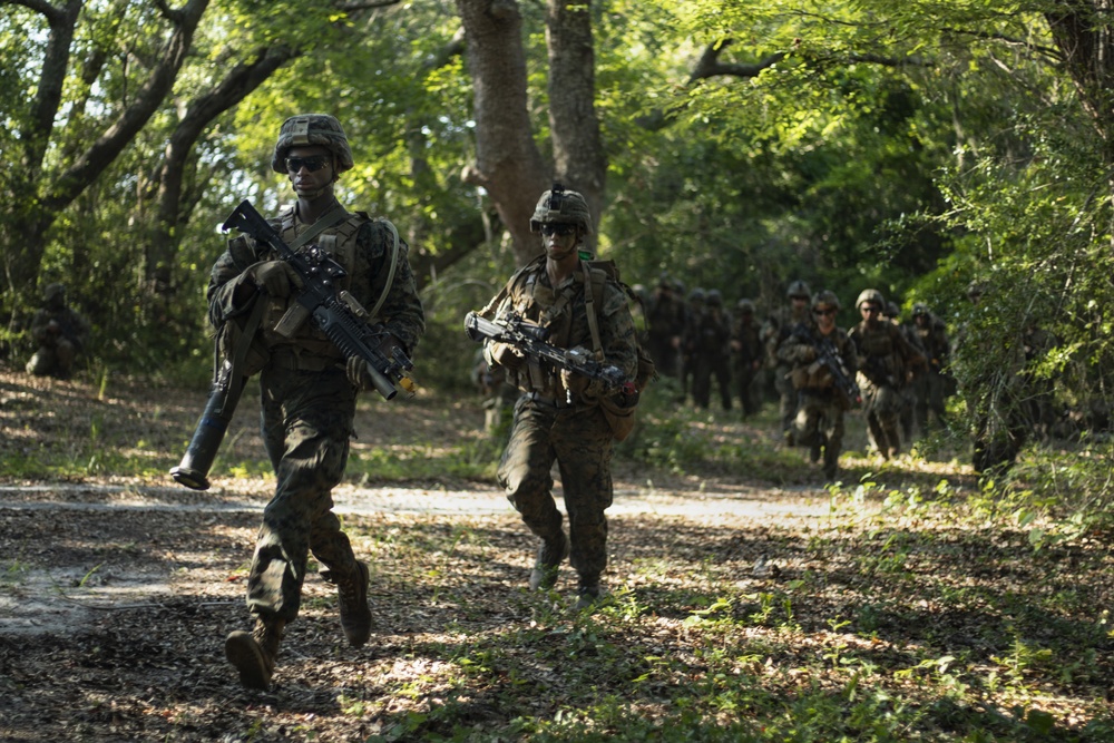 1st Battalion, 2nd Marines Motorized Raid Course