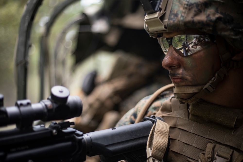 1st Battalion, 2nd Marines Motorized Raid Course