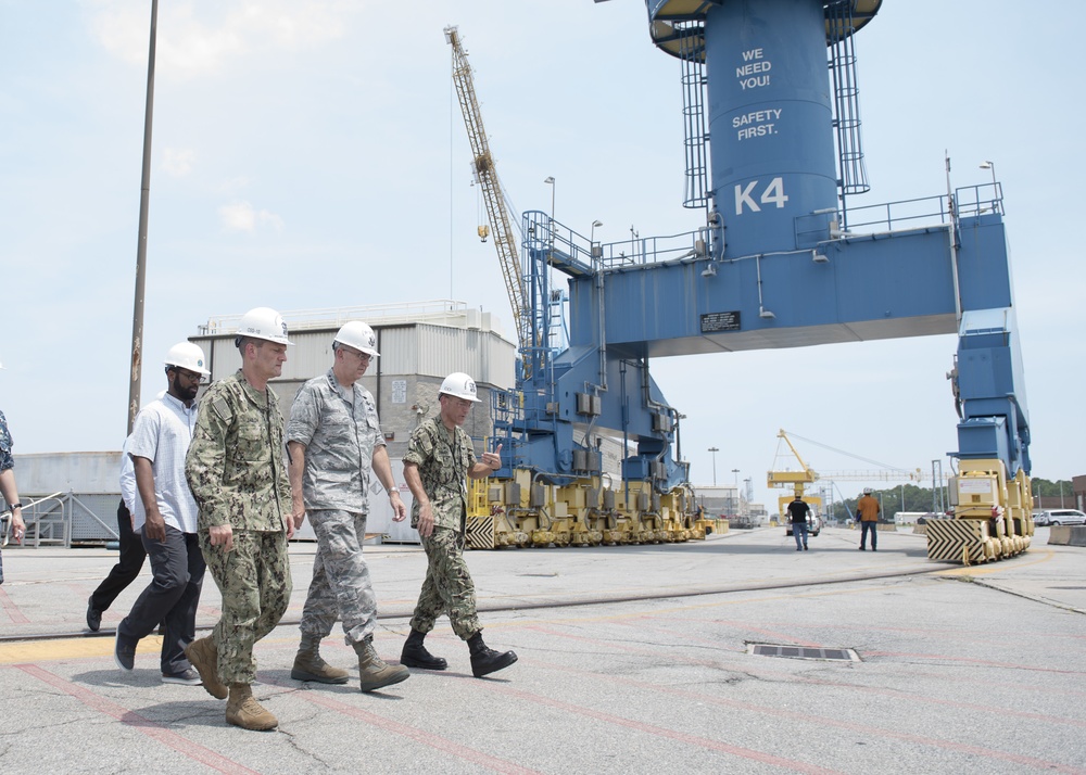 Gen. John E. Hyten, commander, U.S. Strategic Command, visits Naval Submarine Base Kings Bay