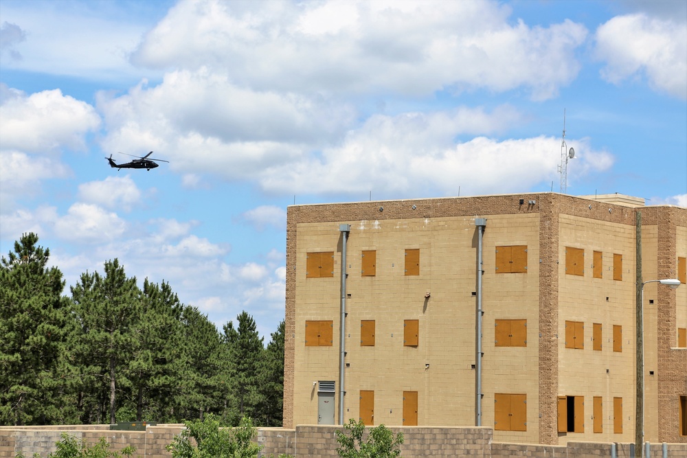 Wisconsin National Guard Black Hawks support training at Fort McCoy