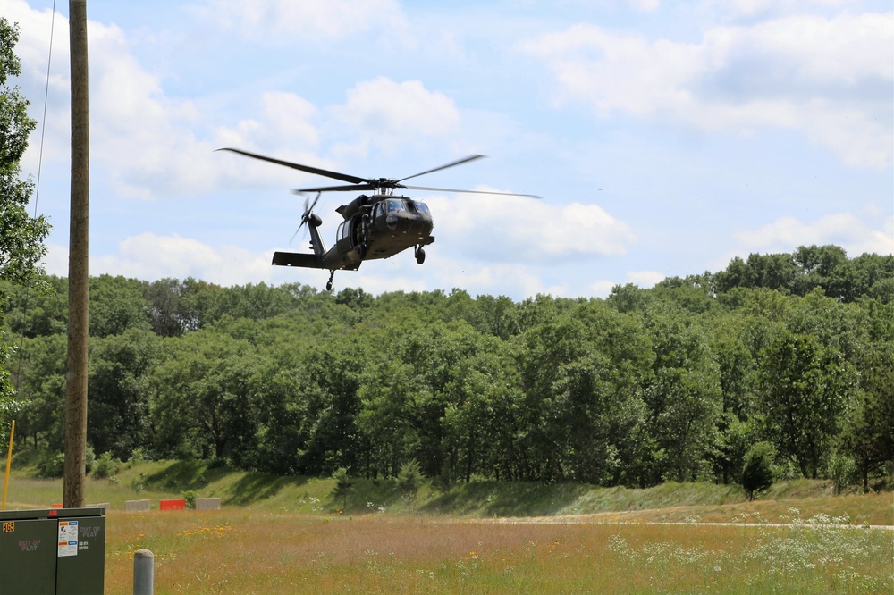 Wisconsin National Guard Blackhawks support training at Fort McCoy
