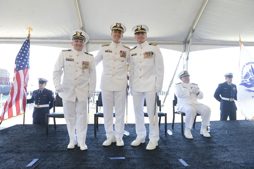 Coast Guard Base Seattle holds change-of-command ceremony