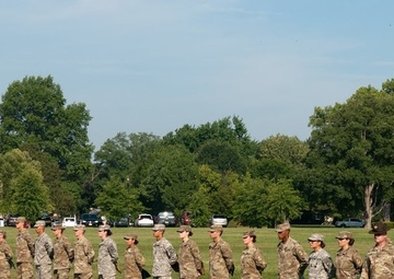 U.S. Army drill sergeant trains future officers