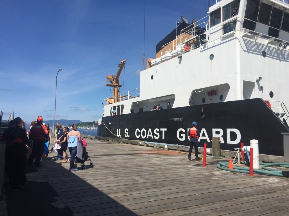 Crew of Coast Guard Cutter Kukui arrives in Sitka, Alaska