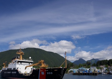 Crew of Coast Guard Cutter Kukui arrives in Sitka, Alaska