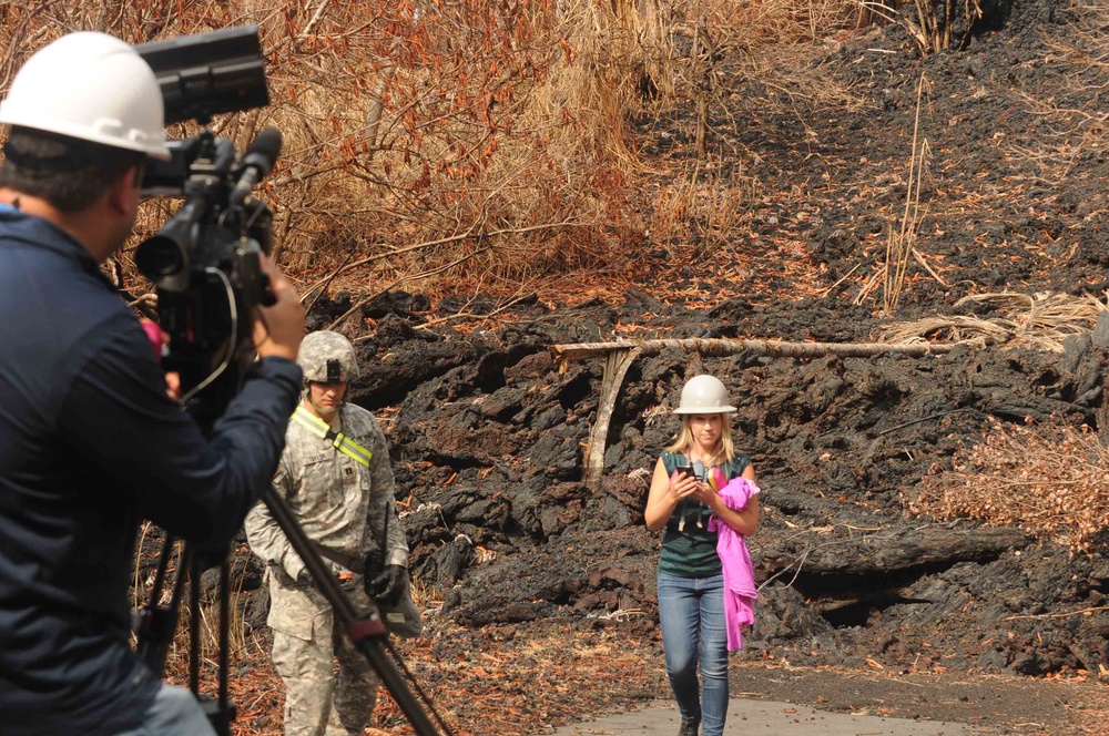 Task Force Hawaii supports local media