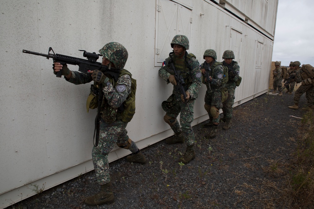 U.S. Marines and RIMPAC participants practice NEO on Island of Hawaii