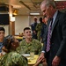 SECNAV visits with BLR Sailors.