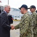 SECNAV visits with BLR Sailors.