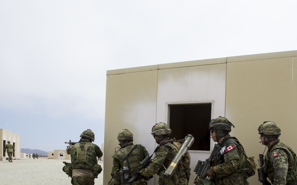 U.S. Marines, Canadian soldiers team up for amphib raid during RIMPAC