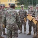 Basic Leadership Course graduates receive final words from their instructor