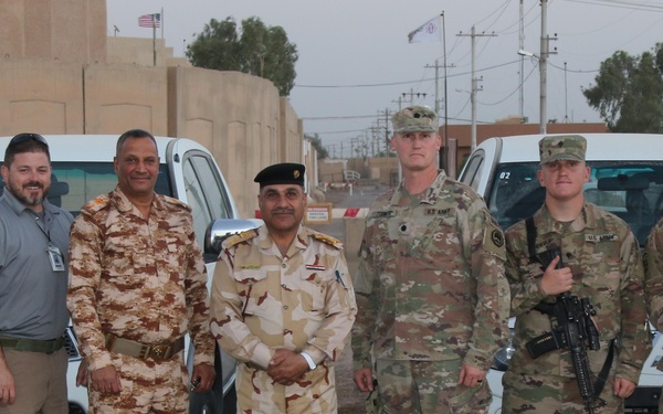 139TH REGIONAL SUPPORT GROUP PROVIDES NON-TACTICAL VEHICLES TO THE TAJI MILITARY COMPLEX GARRISON COMMAND