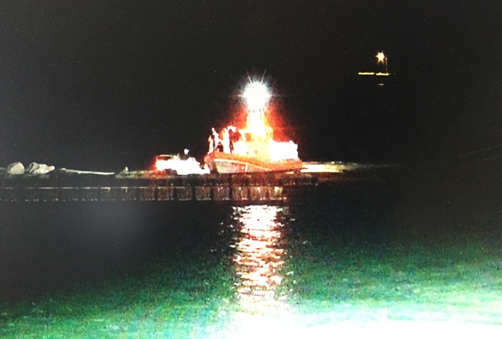 Coast Guard assists four mariners from vessel taking on water near Freeport, Texas