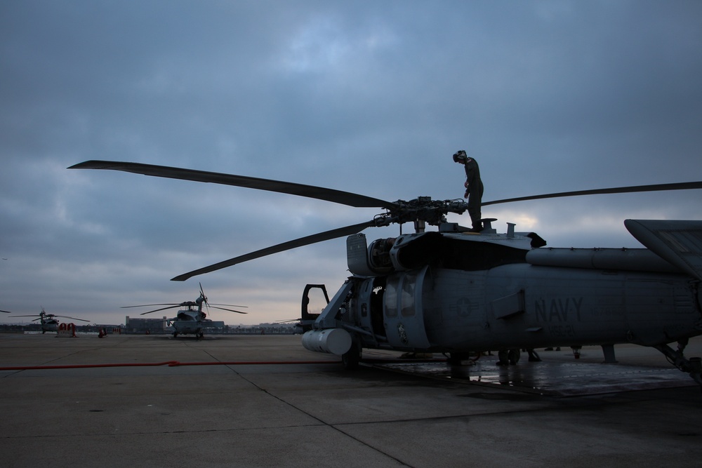 HSC 21 Flight Ops in RIMPAC SOCAL