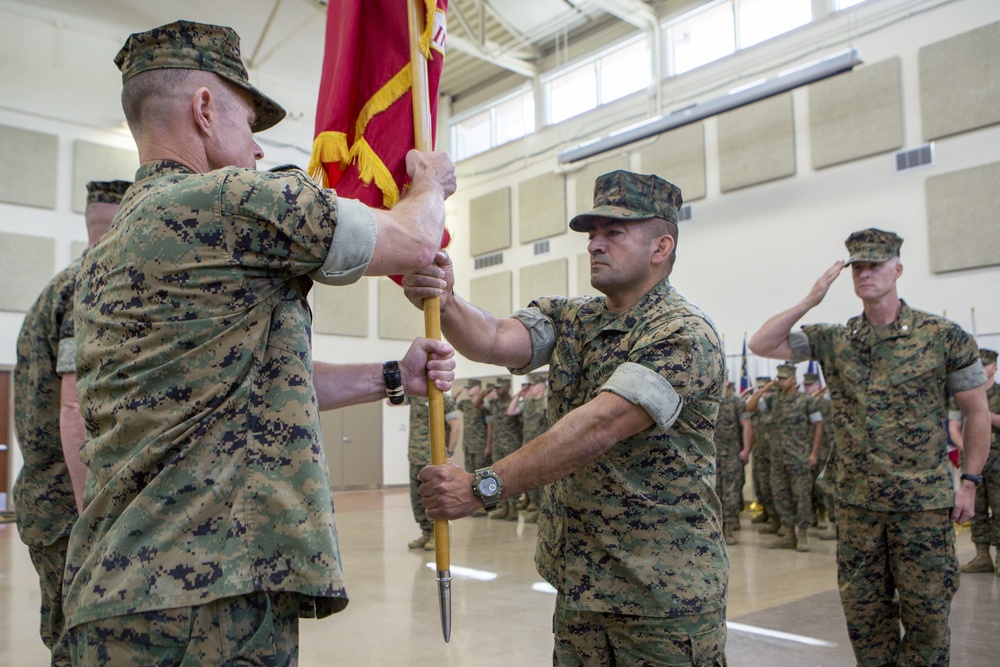 Combat Logistics Regiment 4: Change of Command ceremony