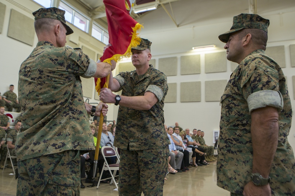 Combat Logistics Regiment 4: Change of Command ceremony