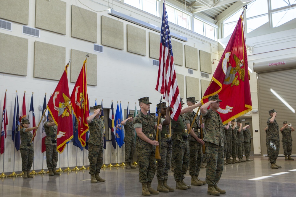 Combat Logistics Regiment 4: Change of Command ceremony