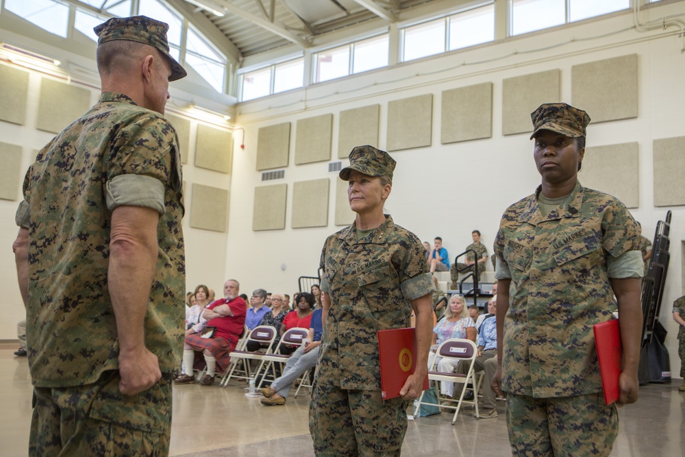 Combat Logistics Regiment 4: Change of Command ceremony