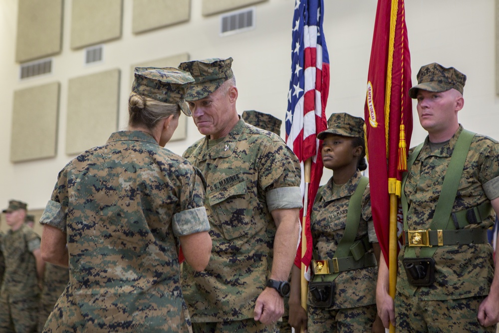 Combat Logistics Regiment 4: Change of Command ceremony