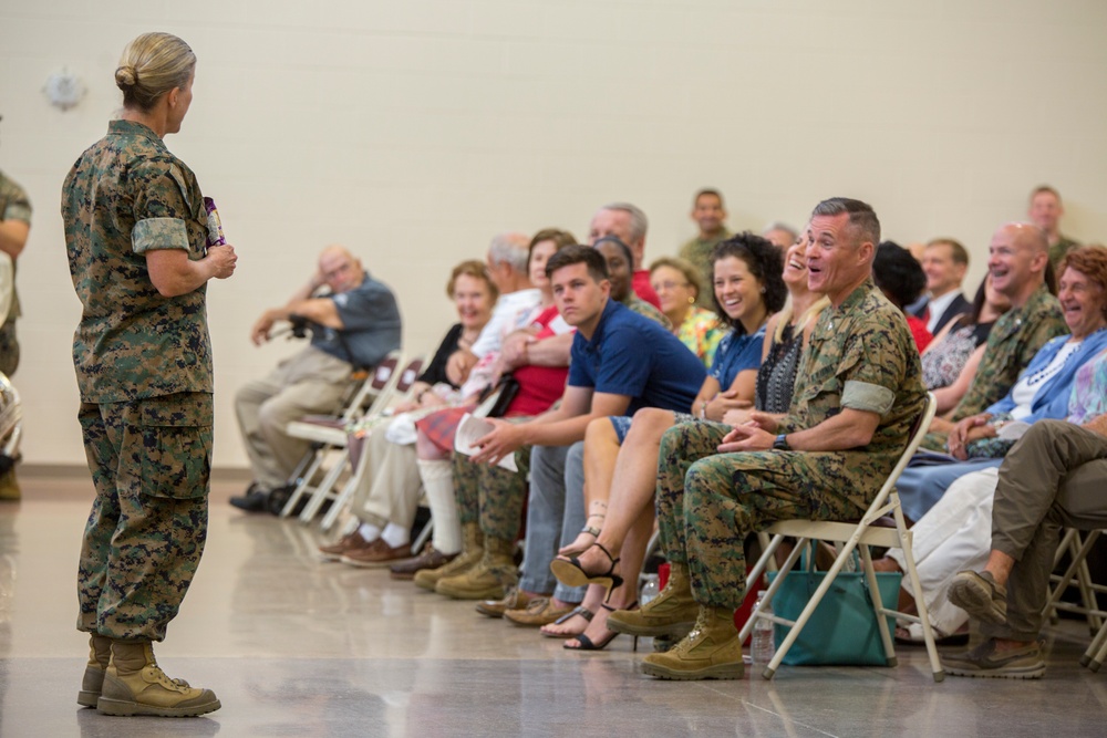 Combat Logistics Regiment 4: Change of Command ceremony