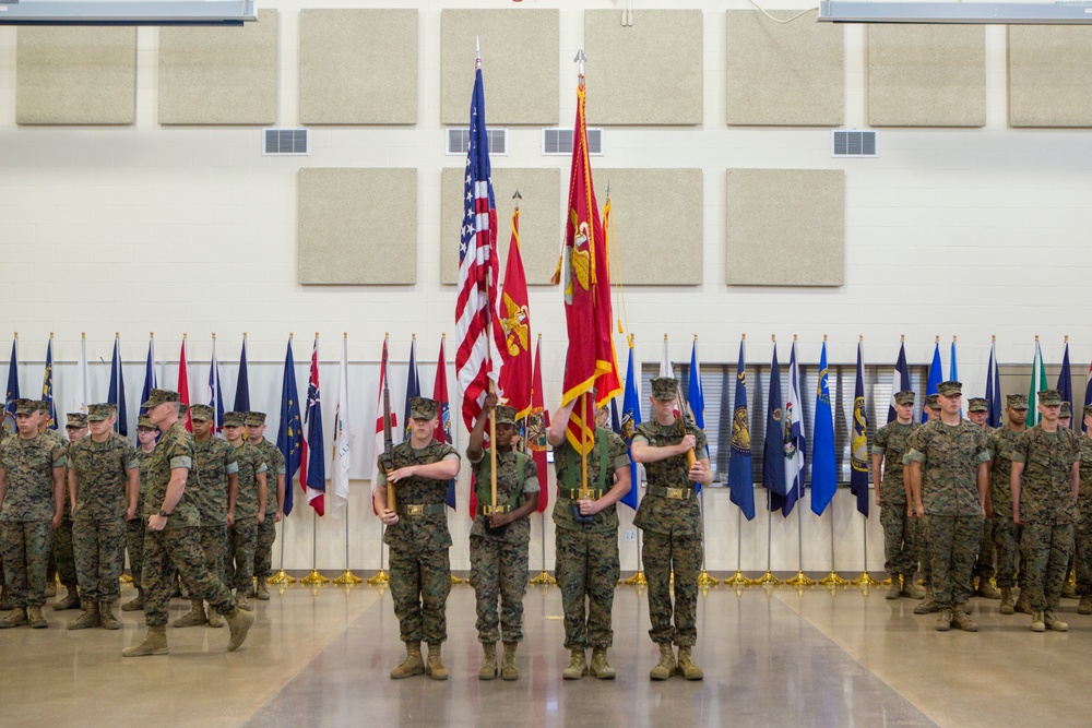 Combat Logistics Regiment 4: Change of Command ceremony