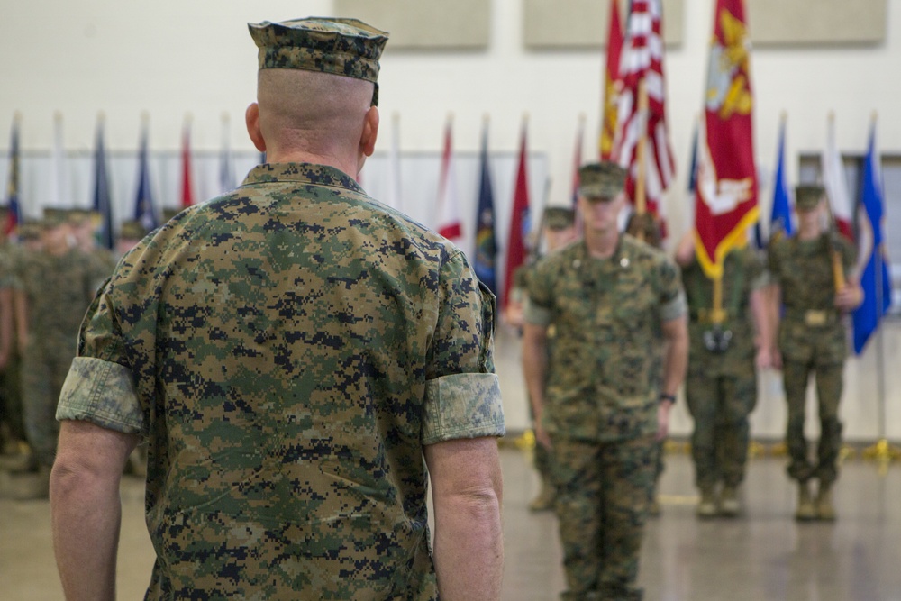 Combat Logistics Regiment 4: Change of Command ceremony