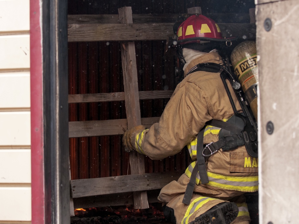 Fire training heats up at PATRIOT exercise
