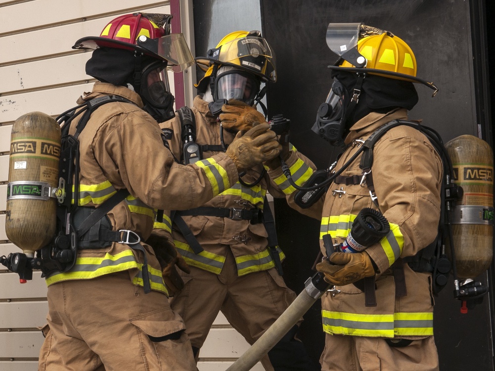 Fire training heats up at PATRIOT exercise