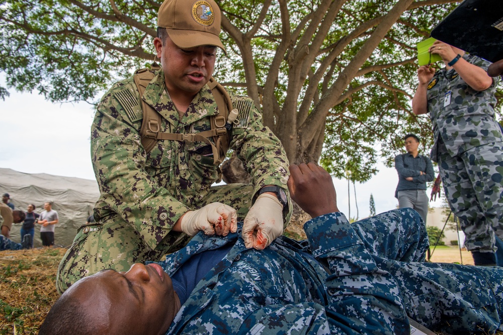 Hospital Corpsman Training Humanitarian Assistance and Disaster Relief Exercise