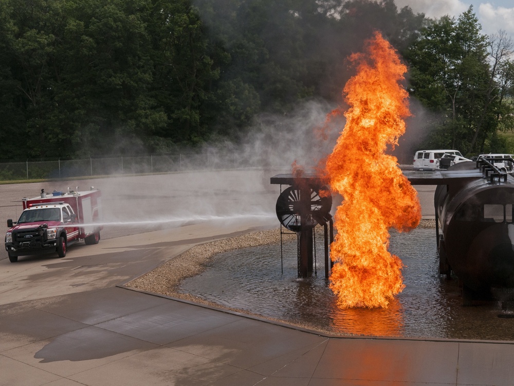 Fire training heats up at PATRIOT exercise