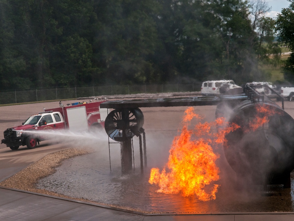 Fire training heats up at PATRIOT exercise