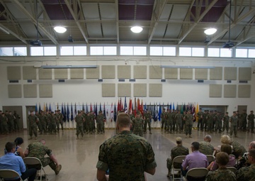 4th Marine Logistics Group: Change of Command ceremony