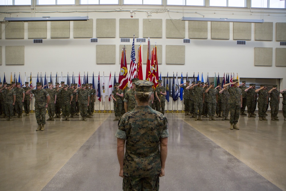 4th Marine Logistics Group: Change of Command ceremony