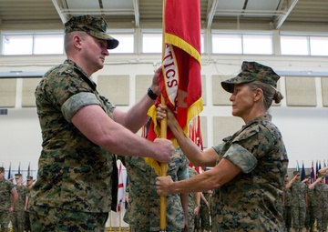 4th Marine Logistics Group: Change of Command ceremony
