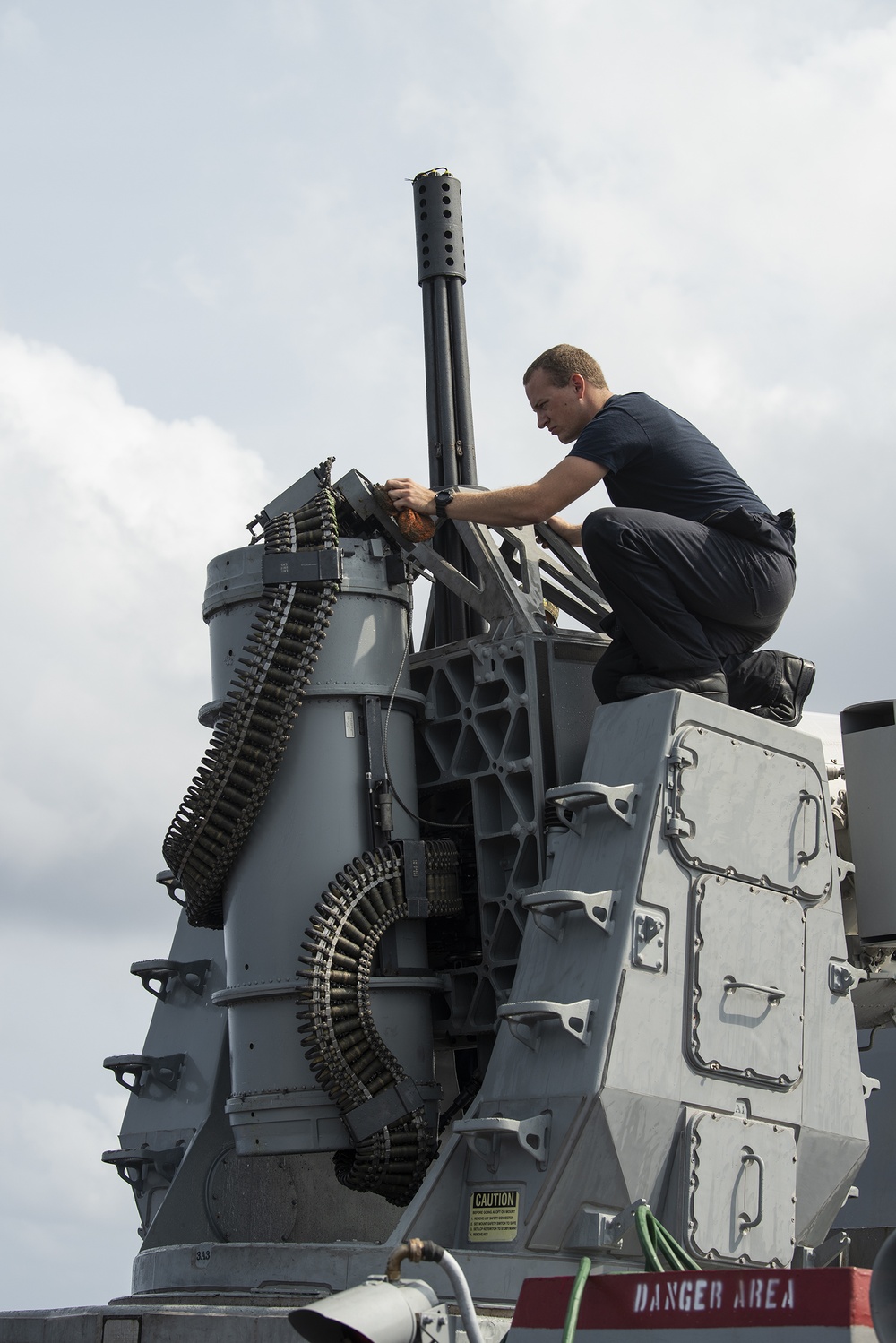 USS Preble At Sea