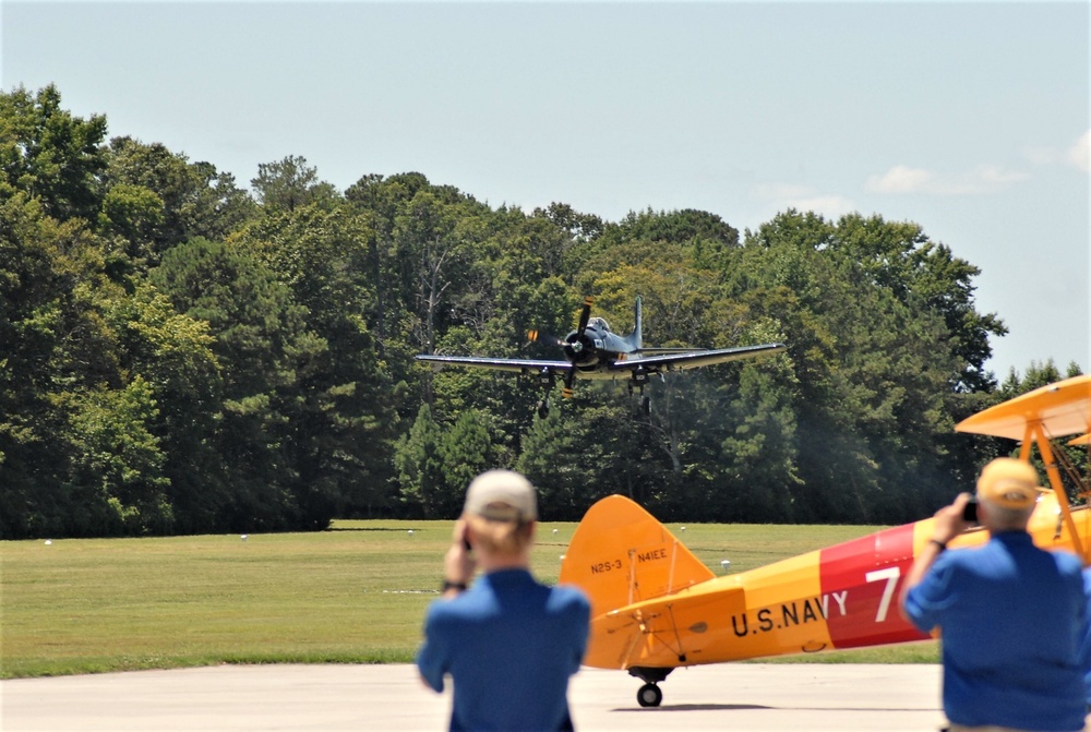 Douglas AD-4 Skyraider makes a low pass