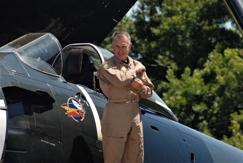 Exiting the Skyraider