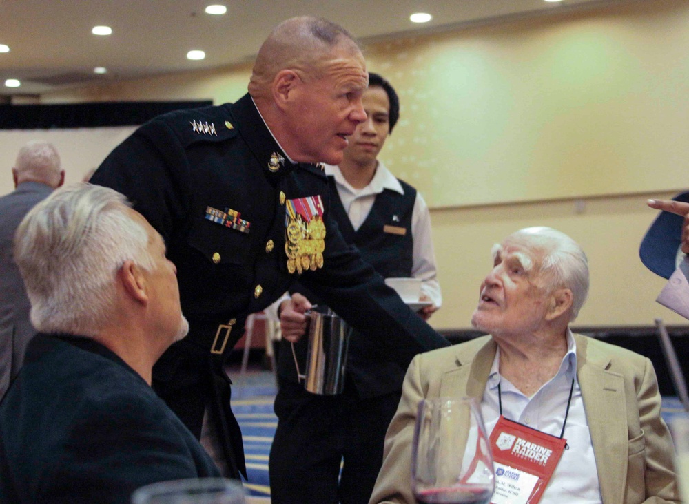 CMC Attends Marine Raider Reunion