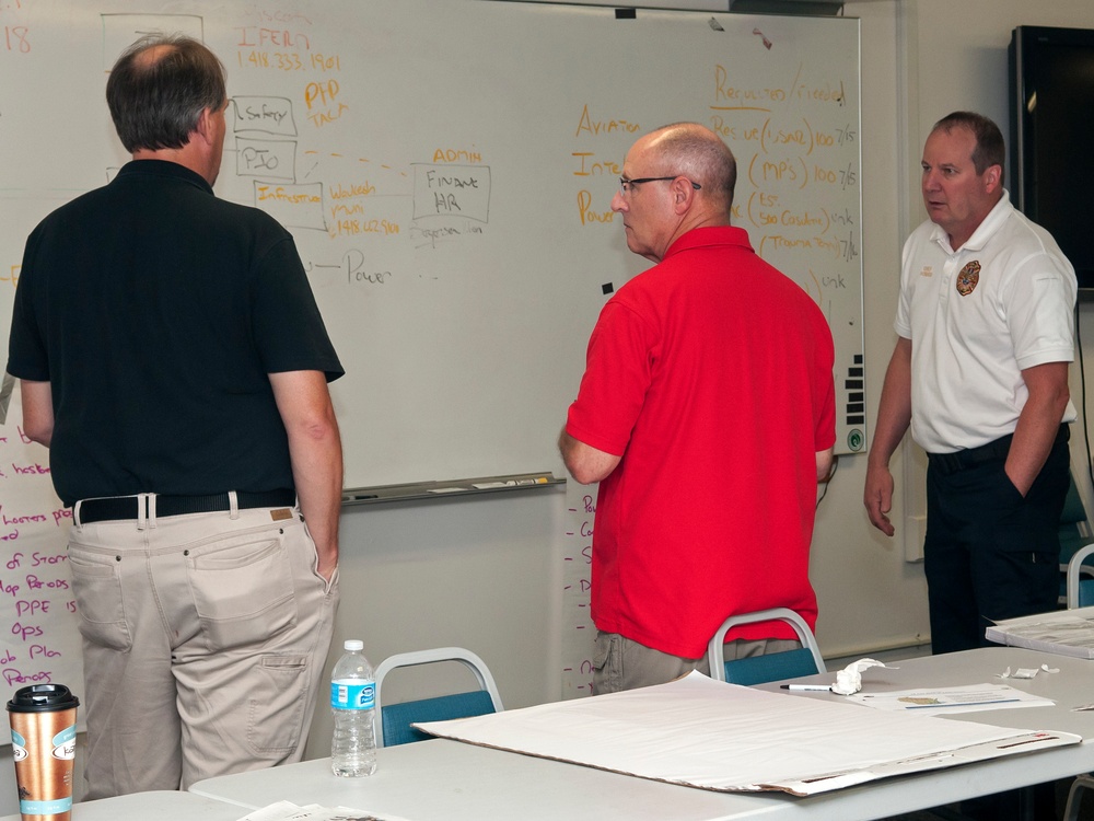 Multiple agencies come together to form Incident Management Team at PATRIOT exercise