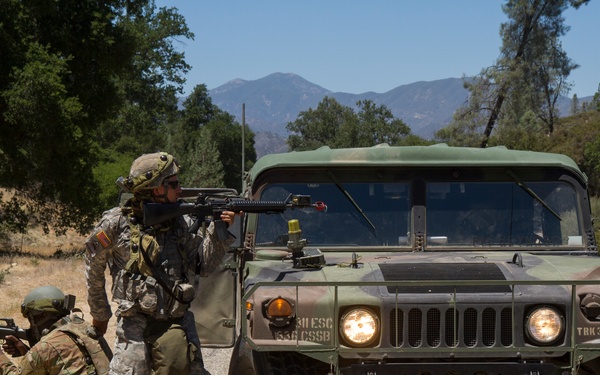 Soldiers React To Fire