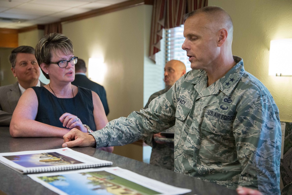AFIMSC commander visits Wright-Patt