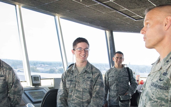 AFIMSC commander visits Wright-Patt