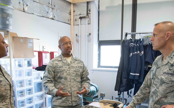 AFIMSC commander visits Wright-Patt
